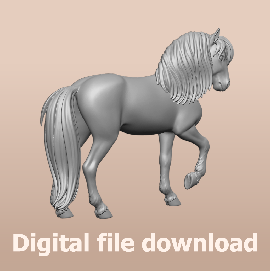Icelandic Horse STL