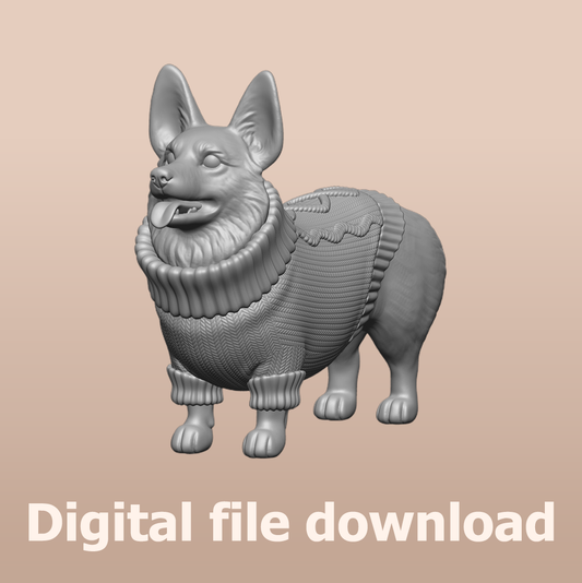 Corgi In Sweater STL