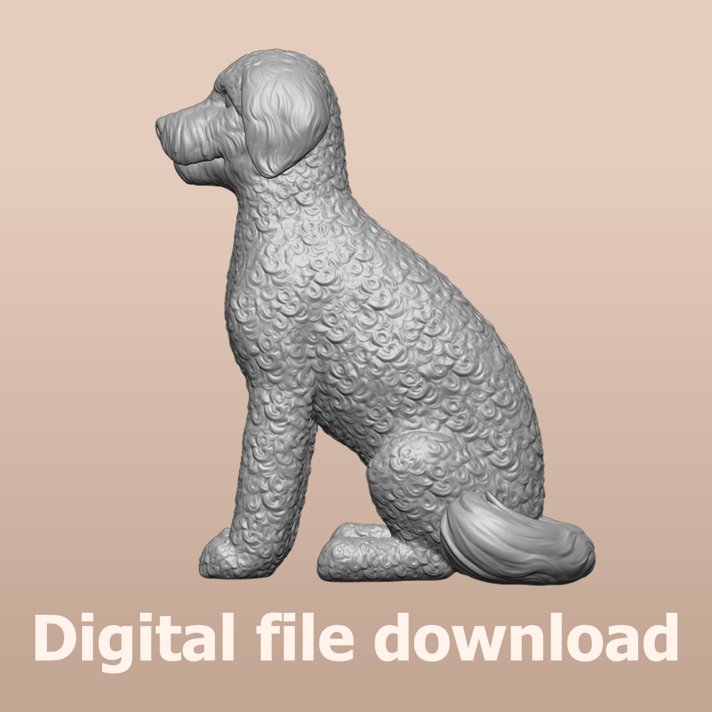 Goldendoodle STL