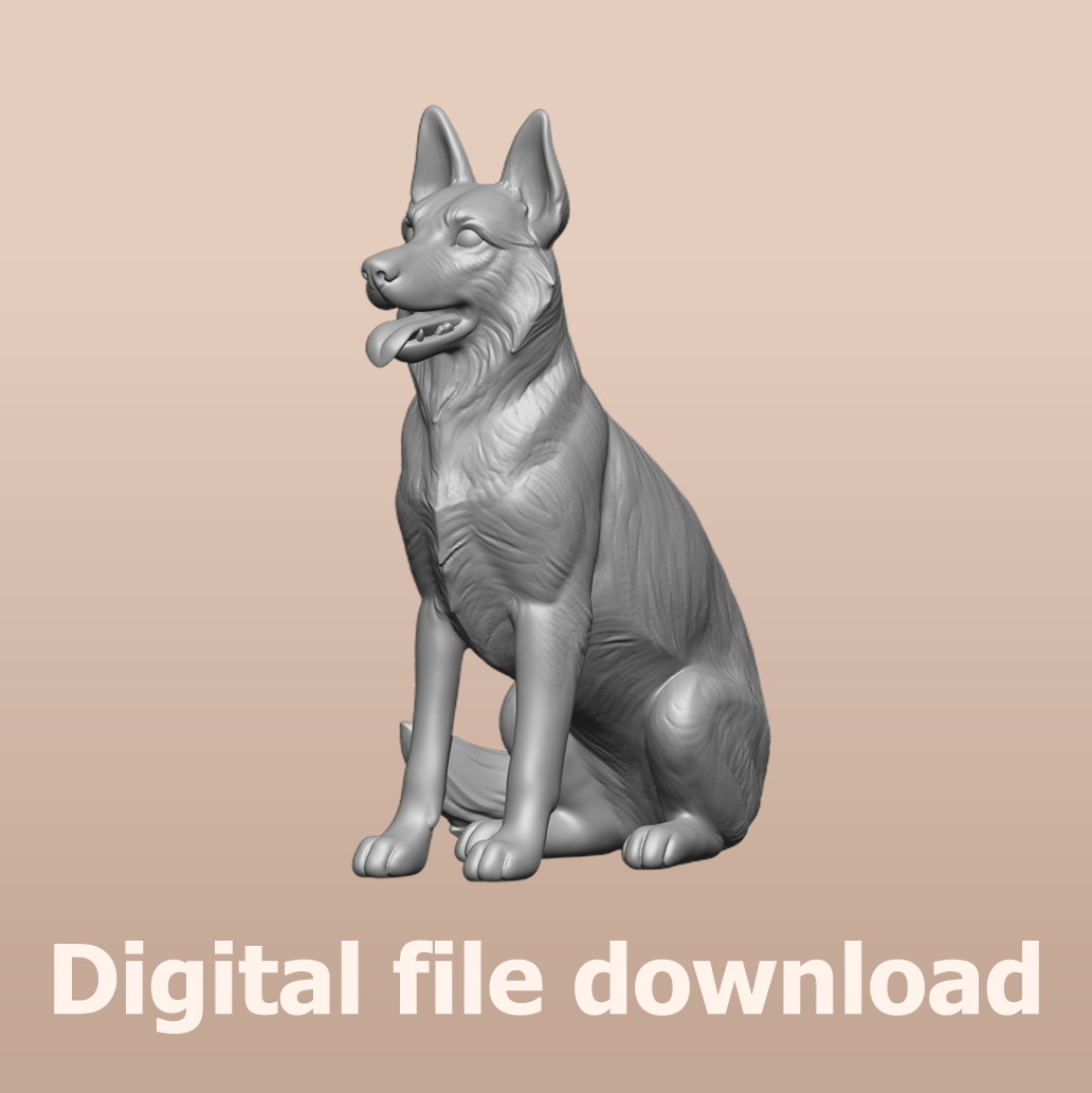 German Shepherd STL