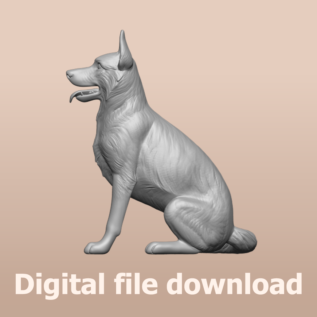 German Shepherd STL