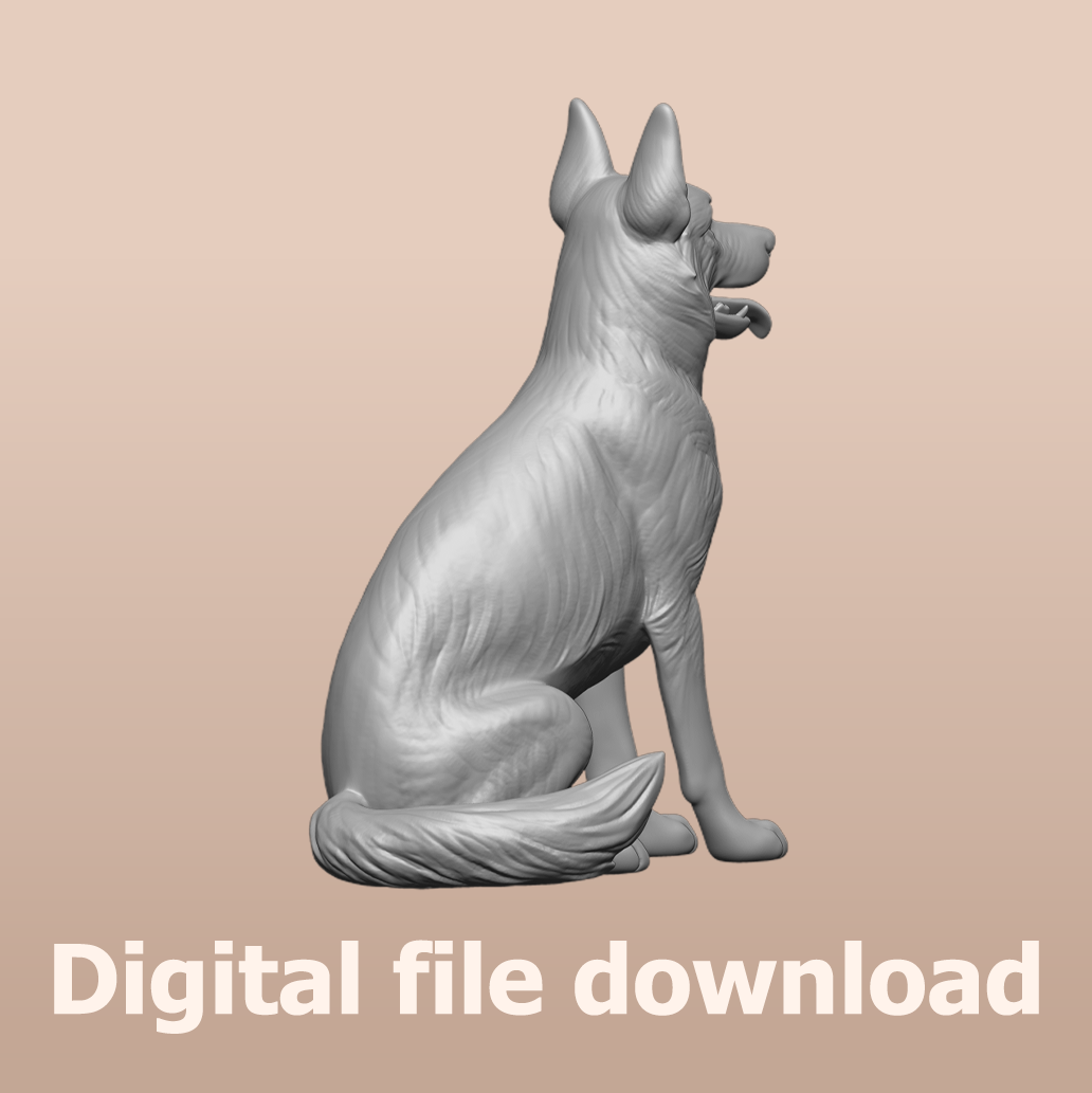 German Shepherd STL